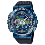 Casio G-Shock GM-110EARTH-1AER - cinturino nero - cassa e quadrante blu